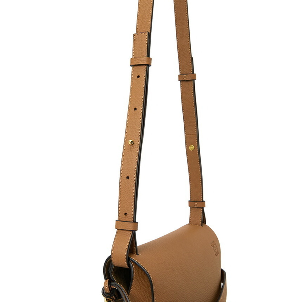 Loewe Gate Bag in tan calfskin leather Brown - Picture 9 of 10